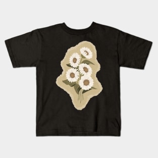 vintage flower sticker Kids T-Shirt